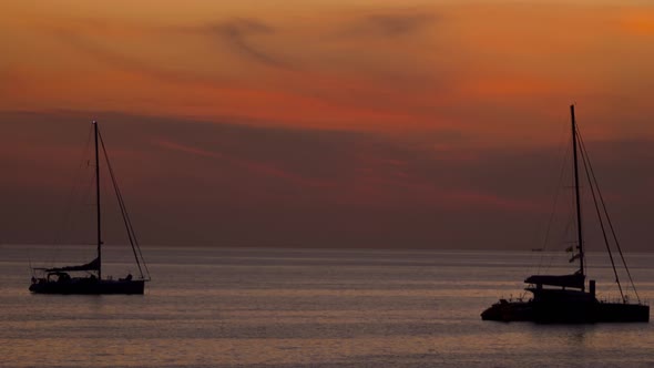 Sunset at Sea Timelapse