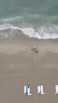 Beach at the Seaside Resort Town