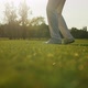 Golfer striking ball during sunset - VideoHive Item for Sale