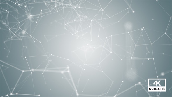 White Abstract Plexus Background Looped V6 alt