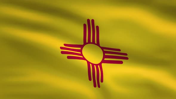 New Mexico State Flag Background 4K