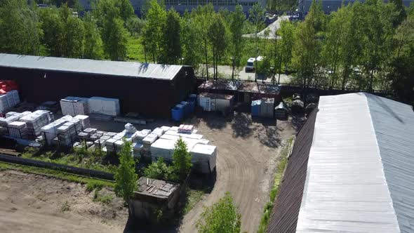 Flying a Quadcopter Over an Industrial Area