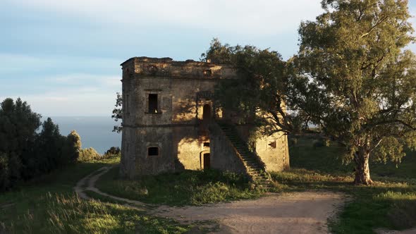 Ancient Castle in Calabria Italy