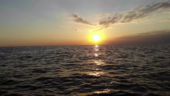 Sunset On The Ocean