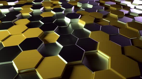 Hexagons Background 3 - 4K