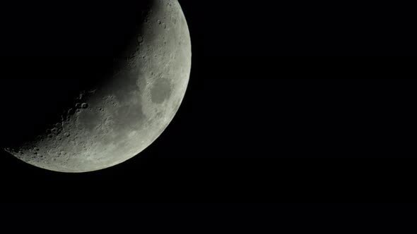 Moon  UHD Close-up. Planet Satellite.