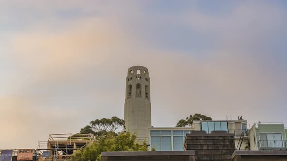 time lapse: san francisco coit tower