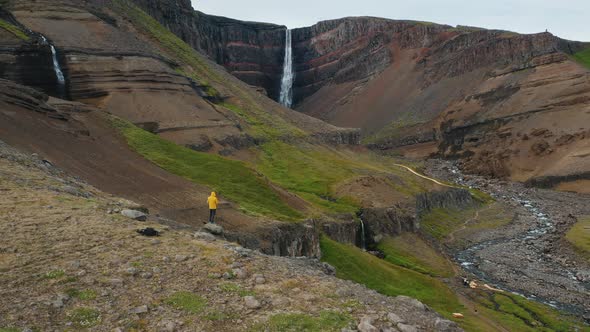 Hengifoss Waterfall Iceland