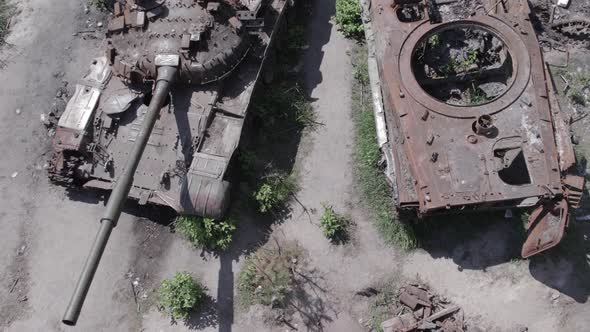 Consequences of the War in Ukraine  Destroyed Russian Military Equipment