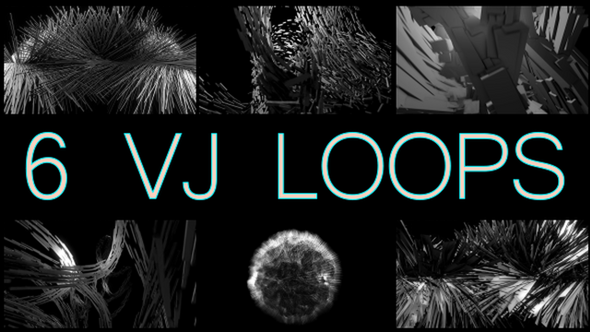 Geometric Filaments Vj Loop Pack 