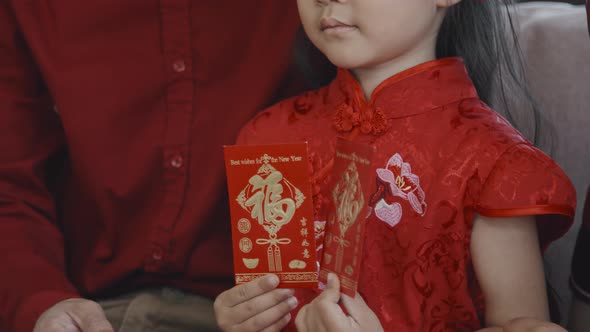 Cute Chinese Girl in Traditional Costume