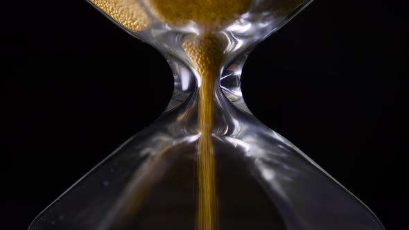 Golden Sand Falling From the Hourglass