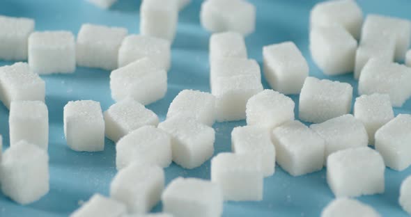 Sugar Cubes on the Table