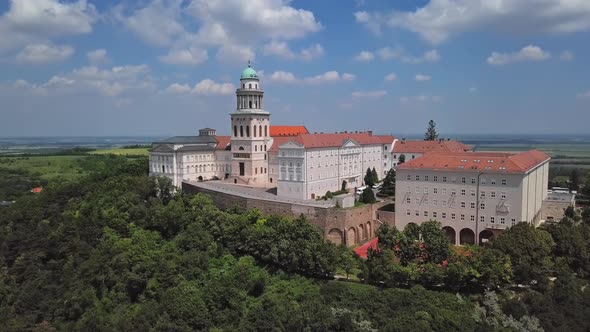 Aerial View Pannonhalma Abbey, Hungary