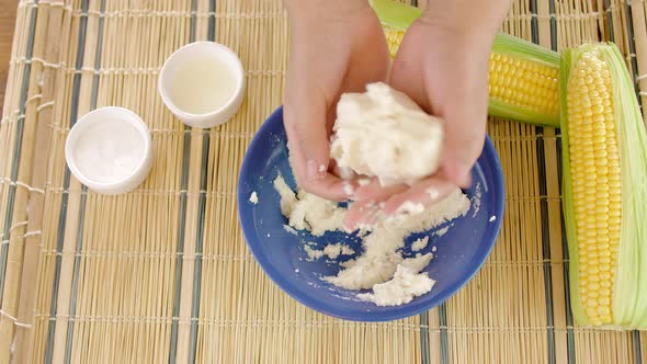 Arepas, Venezuelan dish made of corn flour