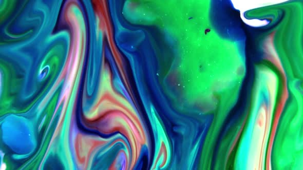 Abstract Infinity Arty Pattern Paint Liquid Concept Background Texture Footage