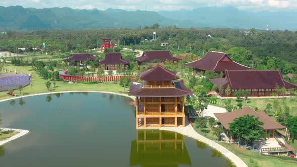 Hinoki Land Japan Attraction in Chai Prakan District, Chiang Mai, Thailand