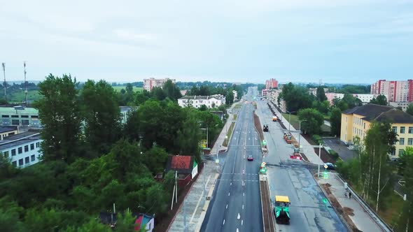 Evening Landscape Of Yuri Gagarin Street 08