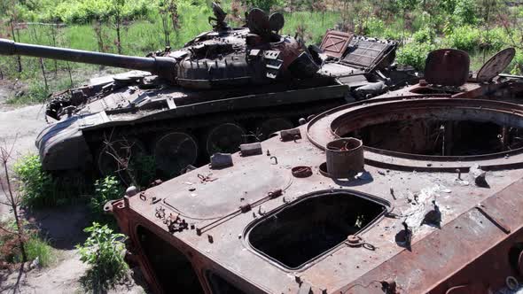 War in Ukraine  Destroyed Military Hardware