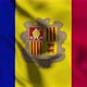 Andorra Flag Animation Loop Background - VideoHive Item for Sale