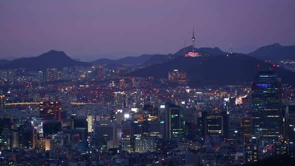 Seoul Night City