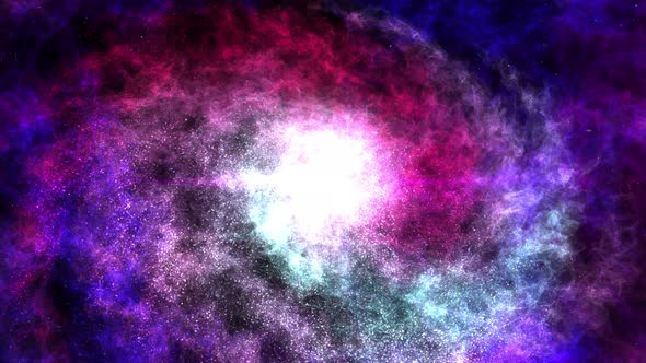 Abstract Spiral Galaxy