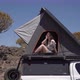 SUV Car with Camping Equipment Rooftop Tent Spare Tire - VideoHive Item for Sale