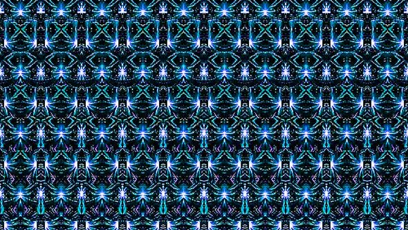 3D Abstract shining bright lines set wave, color blue, black background