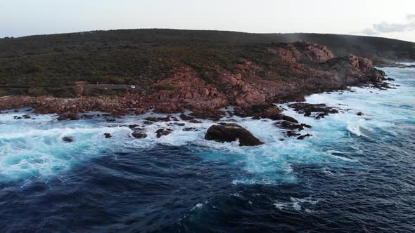 Aerial View of Coastal Shore