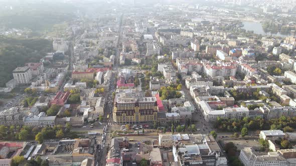 Kyiv - the Capital of Ukraine. Aerial View. Kiev