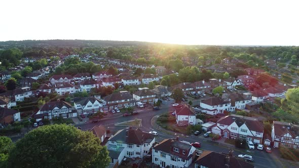 Aerial Neighborhood Of London