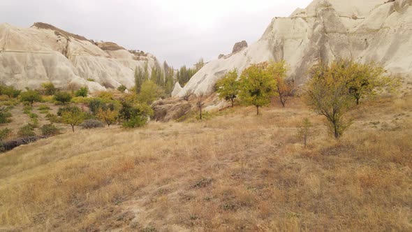 Aerial View Cappadocia Landscape