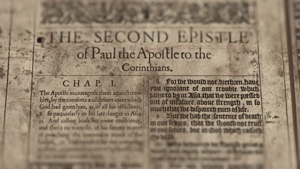 The Second Epistle Of Paul The Apostle To The Corintians