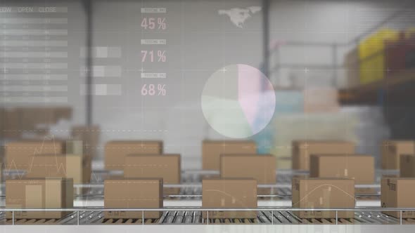 Parcels on conveyor belts alt