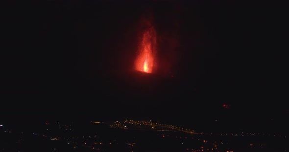 Volcanic eruption in La Palma Canary Islands 2021