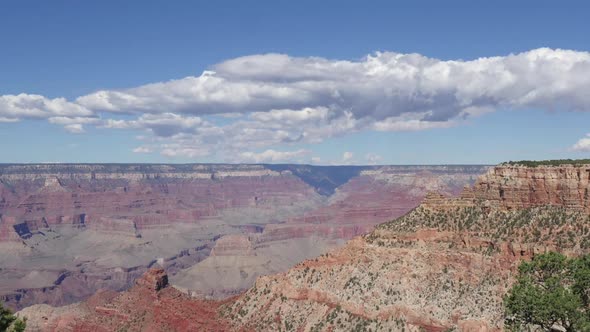 Clouds Over Grand Canyon Time Lapse Zoom In