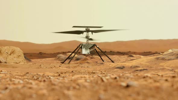 Helicopter Ingenuity explore Mars alt