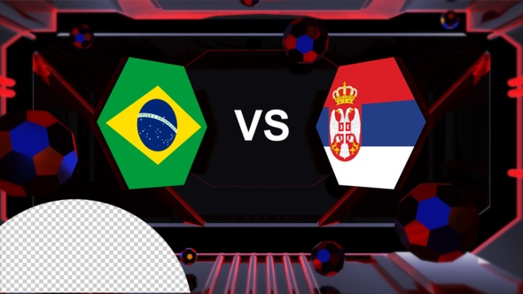 Brazil Vs Serbia Football World Cup Qatar 2022 Vs Card Transitions