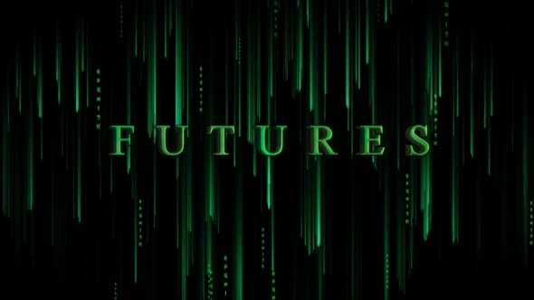 Digital Cyber Background Futures