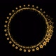 Gold Stars Glitter Particle RIng Frame - VideoHive Item for Sale