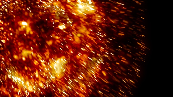 Golden Particles Explosion V8