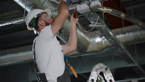 Installation of Electrical System Inside Industrial Building