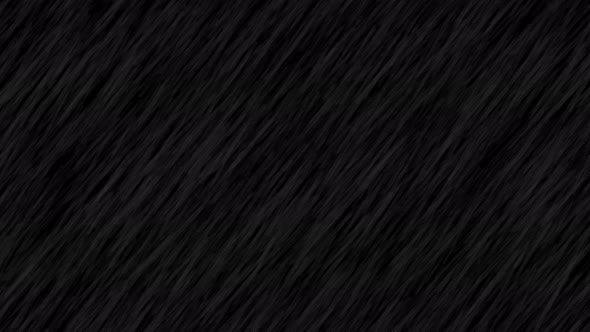 Falling raindrops footage on dark black background