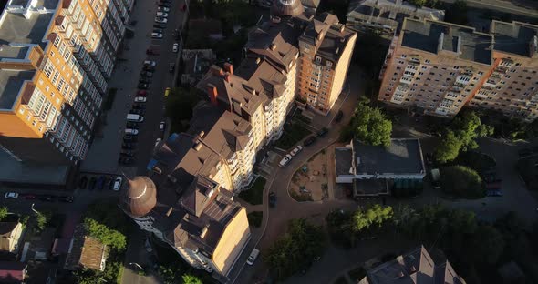 Panorama Of The City And Its Infrastructure From A Bird's Eye View