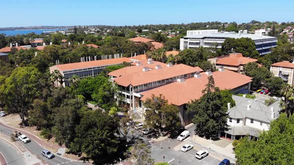 Aerial view of Modern Buildings in Australia