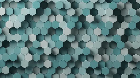 Blue Hexagons