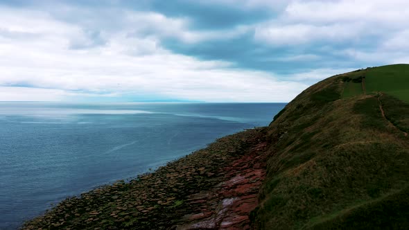 Saint Bees Head Copeland District Aerial Drone Sc15