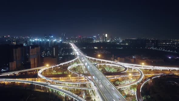 Busy traffic road in hangzhou china