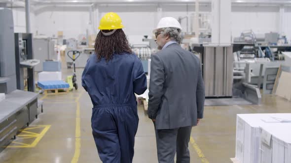 Engineer Consulting Black Female Factory Worker