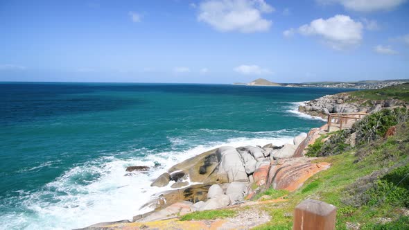 Granite Island Rocks Along the Coastline South Australia